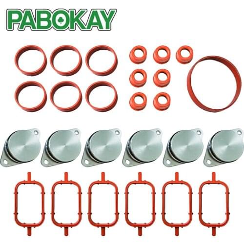 6*32mm Manifold Swirl Flap Gasket O-rings Seals Blanking Plate For BMW 11612246949,11612245439, 11612246945,11617790198