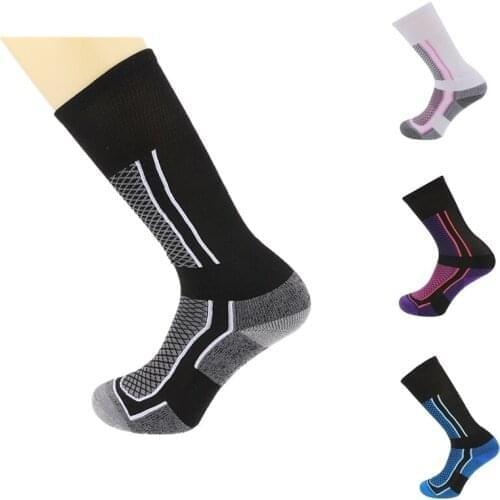 Adult Breathable Socks 1 Pair Unisex Ski Thermal Socks Thicken Cotton Warm Long Socks Snowboard Cycling Skiing Soccer Socks