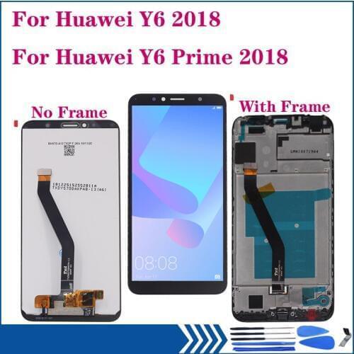 For Huawei Y6 2018 LCD display Touch Screen Digitizer Assembly for Y6 Prime 2018 ATU L11 L21 L22 LX3 L31 L42 LCD Repair parts