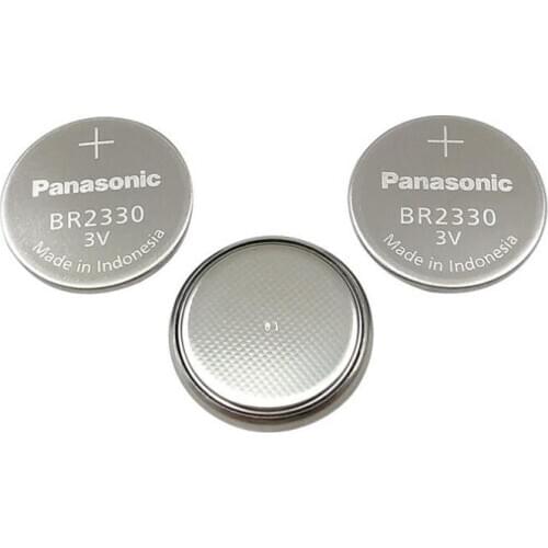 10pcs/lot Panasonic BR2330 BR 2330 3V Li-ion Battery High temperature Button Coin Batteries Cell