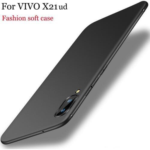 2pcs Hot! Soft cover Case For VIVO X21ud case For VIVO X21 ud back cover PC Plastic Matte Soft cover For VIVO X 21 ud Case shell