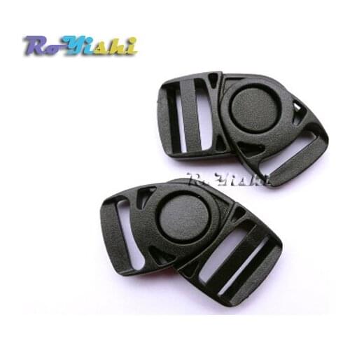 50pcs 3/4"Side Release Center Swing Head Swivel style Plastic Buckles Backpack Straps Webbing 20mm
