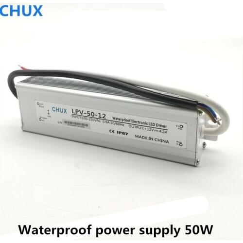 50W LED Waterproof Switching Power supply 12V 48v 24v SMPS For Led strip light lamp Power Adapter Source LED Driver