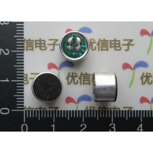 Free shipping 9 * 7mm Electret Condenser Microphone / Pickup / Microphone (Sensitivity 52DB)