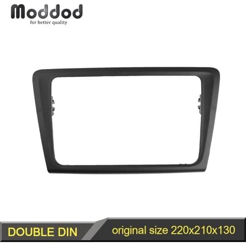 Double Din Radio Fascia for Skoda Rapid 2013+ GPS DVD Stereo CD Panel Dash Mount Installation Trim Kit Frame