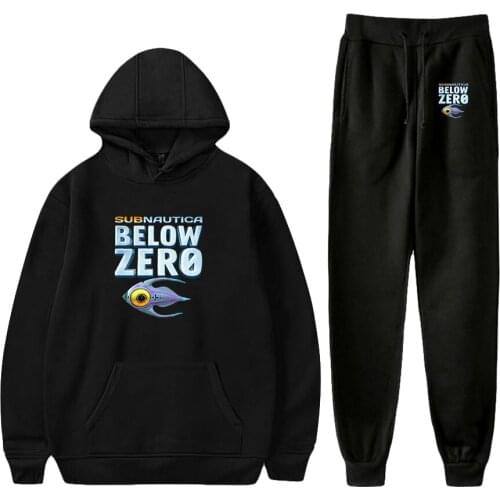Subnautica Below Zero Game Two Piece Set Women Men Long Sleeve Hoodies+Jogger Pants Fashion Hot Sale Casual Streetwear Clothes