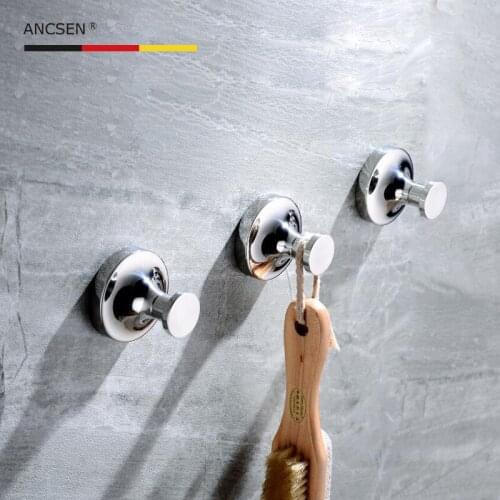 Robe Hook Wall Hook Towel Hook for Bathroom Stainless steel Polishing mirror Coat Hook Hook Towel Hanger for Kitchen Toilet