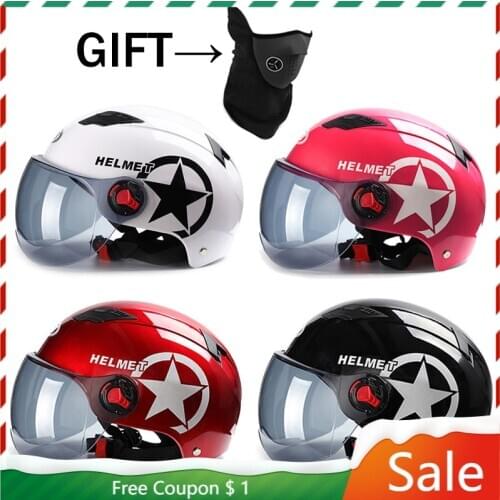 Casco Moto Cascos Para Motorbike Motorcycle Off-Road Helmet For Scooter Capacete De Motocicleta Capacete Feminino For Riding