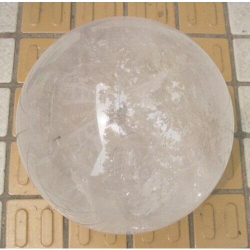57.4lb NATURAL clear beautiful QUARTZ CRYSTAL SPHERE Healing Huge