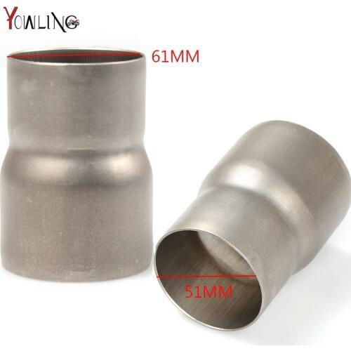 Motorcycle exhaust pipe conversion interface 60MM conversion 51MM interface for yamaha Kawasaki honda ducati suzuki bmw