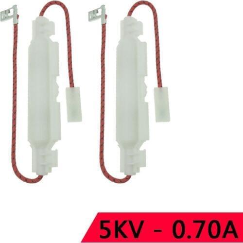 2pcs 5KV 0.7A 700mA Microwave Oven High Voltage Fuses Fuse Holder Microwave Accessories Parts for PANASONIC LG Samsung