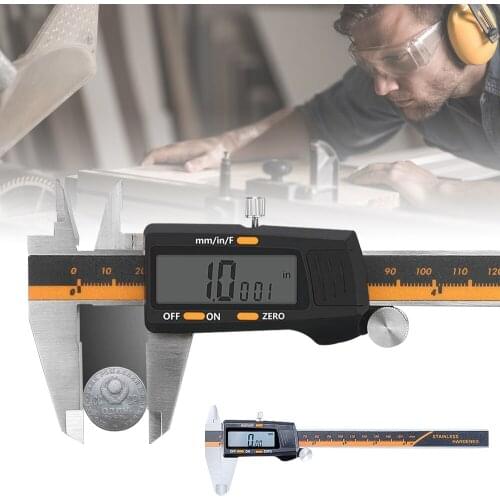 Calipers 0-150 mm Vernier Caliper Hardened Stainless Steel Micrometer Gauge Digital Vernier Caliper Measuring tool