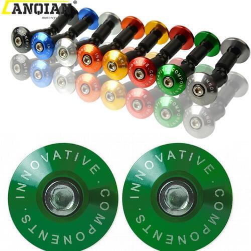 Universal Motorcycle handlebar cap handle bar ends slider plug grips for KAWASAKI Z900RS ZZR/ZX1400 VeRsion Z750L ZX6R 636 ZX10R