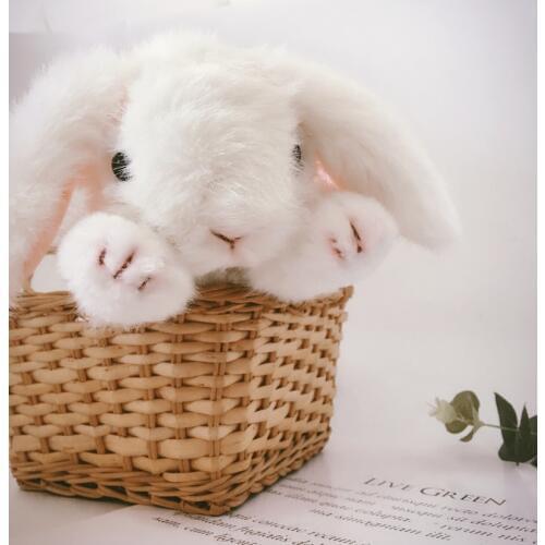 High level quality plush rabbit stuffed animal bunny toy real life plush rabbit toy doll for children Plush toy dolls home decor