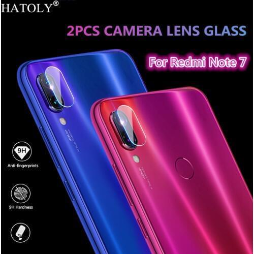 2Pcs Glass on Redmi Note 7 Camera Lens Glass Screen Protector For Xiaomi Redmi Note 7 Camera Protective HD Film For Redmi Note 7