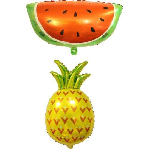 1 piece watermelon pineapple aluminum balloon wholesale children birthday party decoration balloons