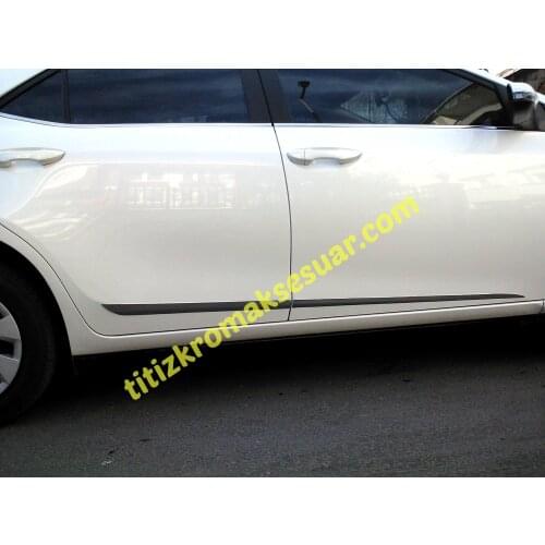 For Toyota Corolla Chrome Door Side Streamer 2013 2014 2015 2016 2017 2018 2019 4 Pieces Car Accessories Special Chrome Accesso