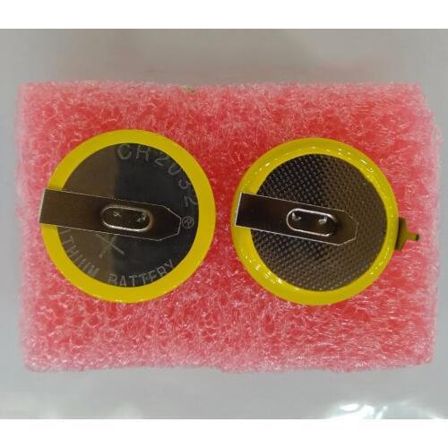 5PCS/LOT CR2032 2032 With 180 degrees soldering foot 3V Li-ion battery Button Cell Battery/ good quality