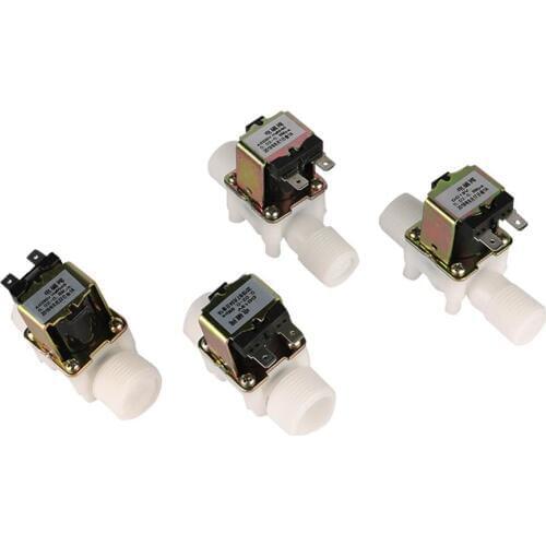1/2" 3/4" Male Thread Solenoid Valve 220V AC/12V DC Magnetic Water Control Valve Pneumatic Pressure Controller Switch Diverter