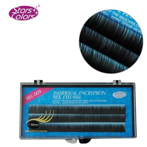 Thick False Lashes humam hair Professional silk Eye lashes Makeup Tool For Eyelash Extension