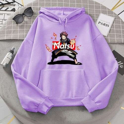 New Japanese Anime Fairy Tail Hoodie Women Hoodies Casual Pullover Hoodied Autumn Winter Harajuku Sweatshirt Graphic Hoody