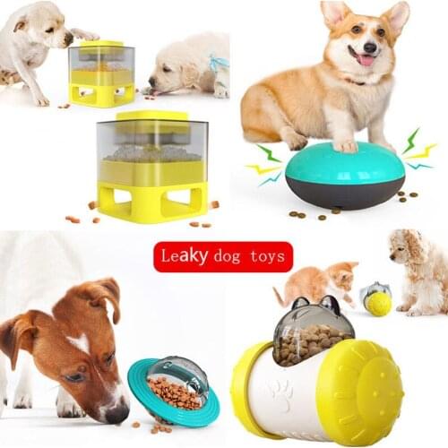 Pet Fun Bowl Feeder Dog Cat Feeding Large Capacity Pet Automatic Feeder Leakage Food Training Playing Exercise IQ Pets Supplies