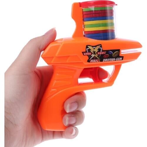 Classic Children Flying Saucer Guns 15 EVA Soft Bullets Outdoor Party Kids Toys Xmas Gifts