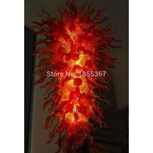 Hotel Lobby Dome Murano Glass Chandelier Restaurant Lighting