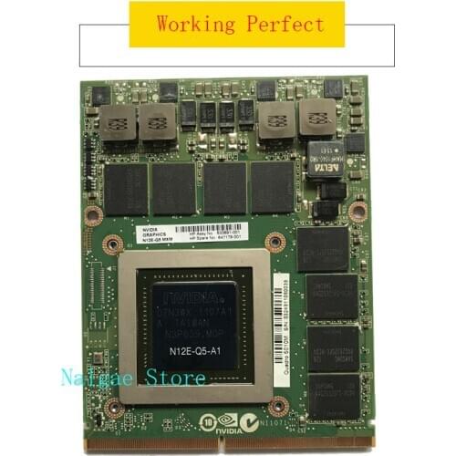 Quadro 5010M Q5010M Video Vga Graphic Card N12E-Q5-A1 4GB For Dell M6600 M15X HP 8760W 8770W 100% Working Fully Tested