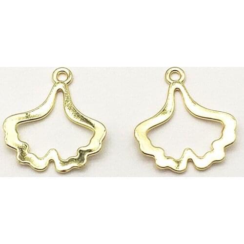 New Arrival! 21x19mm 100pcs Zinc Alloy Leaf Shape Charm For Handmade Necklace Earring Parts DIY Accessories,Jewelry Findings