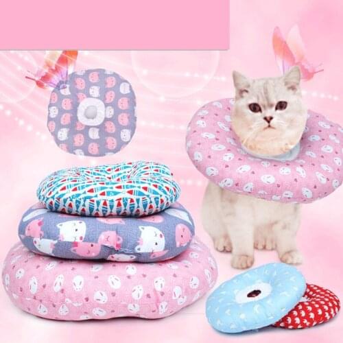 Pet Elizabeth Collar Soft Sponge Anti-licking Anti-bite Ring Cat Dog Grooming Protection