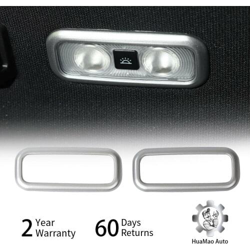 Silver Interior Rear Reading Light Cover Trim For Ford F150 F-150 2016 2017 2018