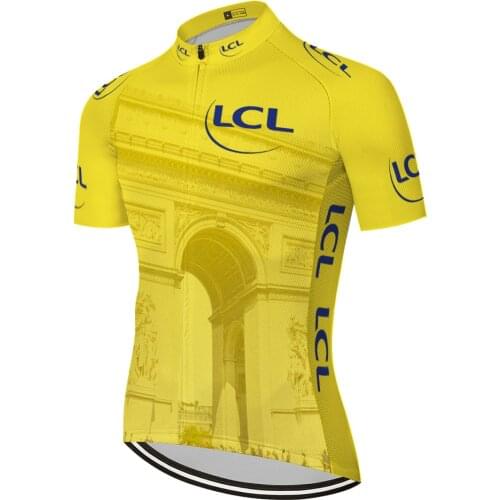 Champion jersey Summer France 2019 Cycling Jersey Mtb Shirt Bicycle Clothing Bike Wear Clothes Mens Short Maillot Ropa Ciclismo