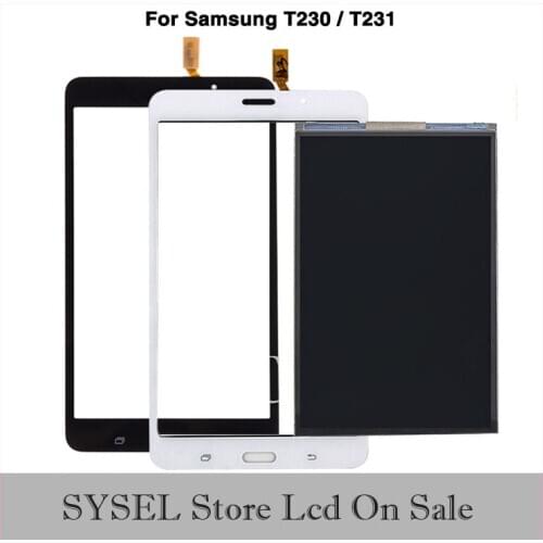 T230 LCD Touch Panel For Samsung Galaxy Tab 4 7.0 T231 SM-T231 T230 SM-T230 LCD Display Touch Screen Panel Digitizer Sensor