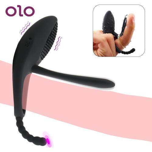 Vibrator Penis Ring for Men Cockring Clitoris Stimulate for Women Anal Stimulator Delayed Ejaculation Ring for Penis Sex Toys