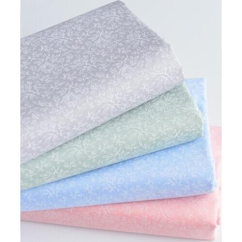 ZENGIA 50X160cm Floral Cotton Twill Fabric Clothing Sewing Fabrics For DIY Handmade Clothes Bedding Shell Pastoral Floral Cloth