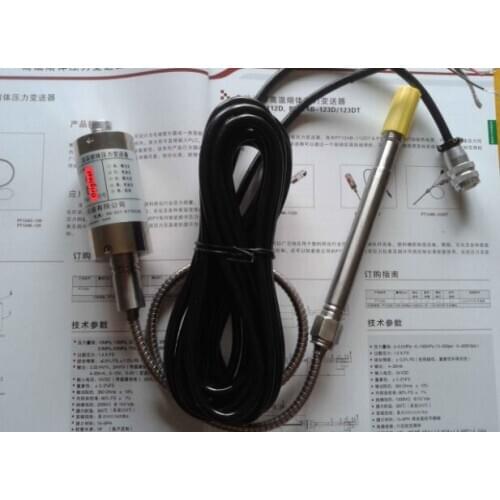ZHYQ PT124B-121 Flexible Stem Melt Pressure Transmitter Pressure Sensors Output 4-20mA