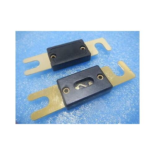 100Pcs Gold Plated Car Audio AFS ANL Fuse Auto Stud Fuses 32V 50A 50AMP