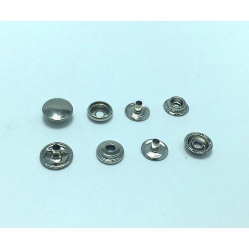 12mm Silver Snap Fasteners Popper Press Stud ,Sewing Leather Button