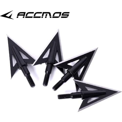 3/6/12pcs Fishing Arrow Heads with 2 Blades Sharpening Fishing Arrow Tip Point For Compound / Recurve / CrossBow Finshing