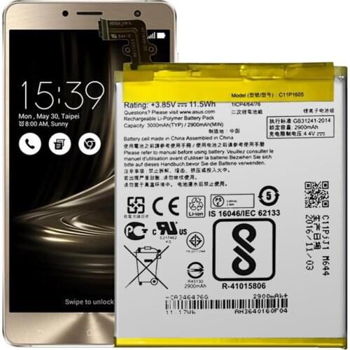 C11P1605 Battery For Asus ZenFone 3 Deluxe ZS550KL Z01FD Battery Replacement Repair Part
