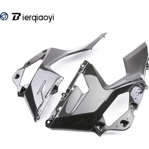 Motorcycle for Kawasaki Ninja400 Ninja 400 Accessories 2019 2018 Real Carbon Middle Seat Side Panel Cover Shell Fairing Kits