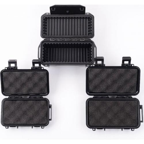 Outdoor Shockproof Pressure Resistant Waterproof Dustproof Sealed Waterproof Safety Case ABS Plastic Tool Box Dry Box Survival C