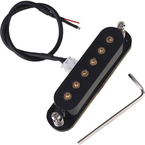 Black & Green 6 String Electric Guitar 50mm Double Coil Humbucker Pickup