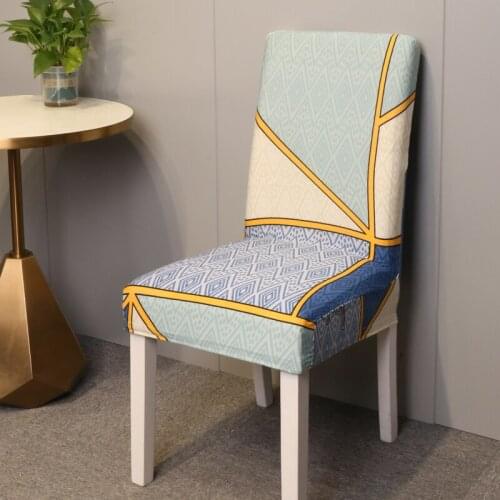 Stretch Removable Washable Short Dining Chair Covers Dining Room Chair Protector Seat Slipcover for Hotel Banquet Wedding Party