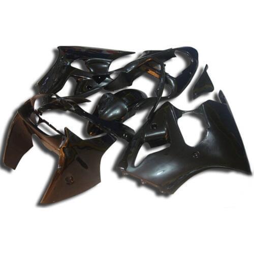 Injection mold Fairing kit for KAWASAKI Ninja ZX6R 00 01 02 ZX 6R 2000 2001 2002 ABS All gloss black Fairings set+gifts KD06