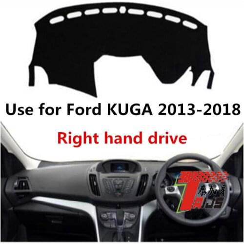 Taijs Right hand drive Car Dashboard Cover Dashmat for Ford KUGA 2013 2014 2015 2016 2017 2018 Hot Selling UV Protection Pad