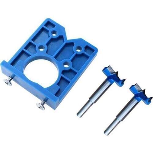 Hot 3-Piece Cabinet Door Hinge Hole Locator, Door Hinge Positioning Template, Used for Woodworking Hinges, Guide Hinge Drill