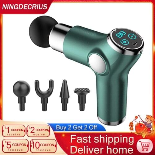 Massage Gun Deep Tissue Muscle Massager Muscle Pain Body Neck Massage Relaxation Exercise Slimming Pain Relief 32 Equipment