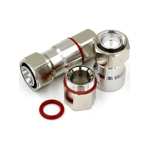 (mini DIN ) 4.3-10 male Clamp for 50-12 1/2 Coaxial cable connector Adapter